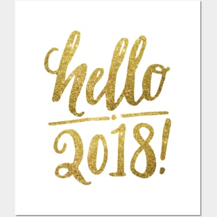 Hello 2018! Posters and Art